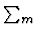 $\sum_{m}$